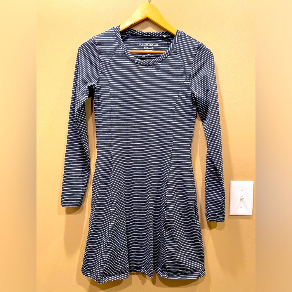 Toad & Co Windmere striped dress XS
